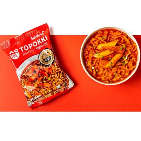Mì ăn liền khô vị tteokbokki 80g ( 5 gói )