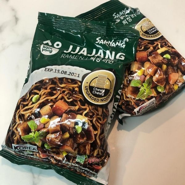 Mì ăn liền khô vị tương đậu đen jajang công thức nguyên bản 80g ( 5 gói )