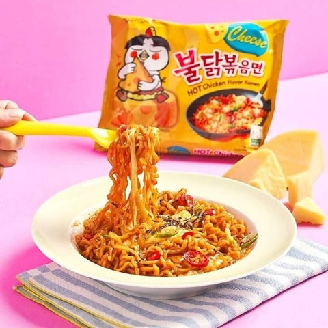Mì ăn liền khô vị phô mai công thức gà cay 140g ( 5 gói )