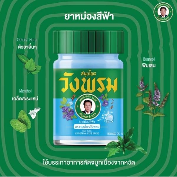 ยาหม่องสีฟ้า 50g ( 1 โหล )