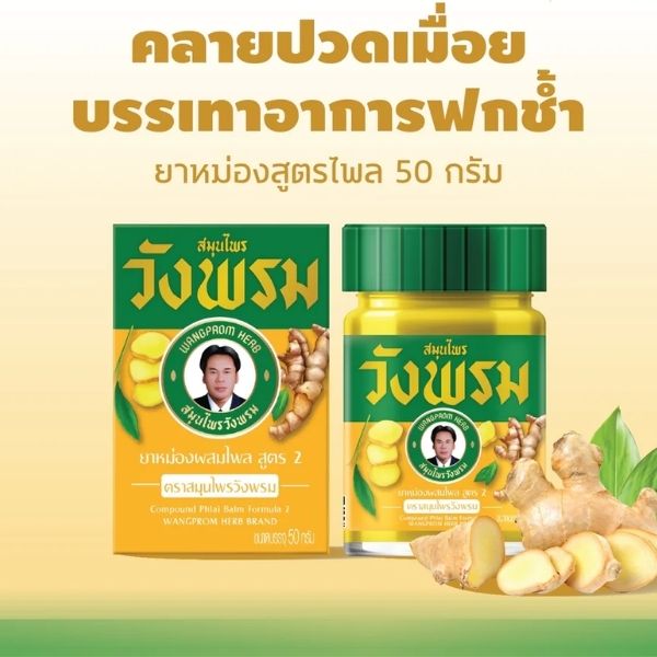 ยาหม่องสูตรไพล 50g ( 1 โหล )