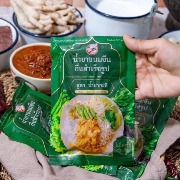 Nước cốt bún Thái dạng bán thành phẩm, công thức nước cốt dừa 100g