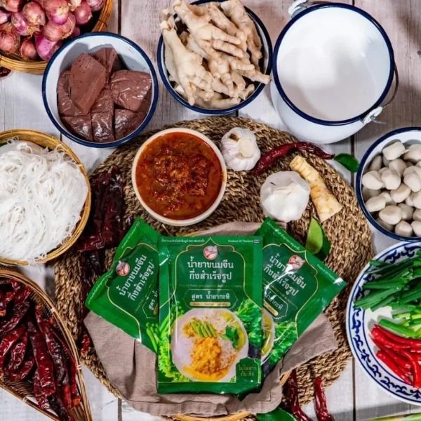 Nước cốt bún Thái dạng bán thành phẩm, công thức nước cốt dừa 100g