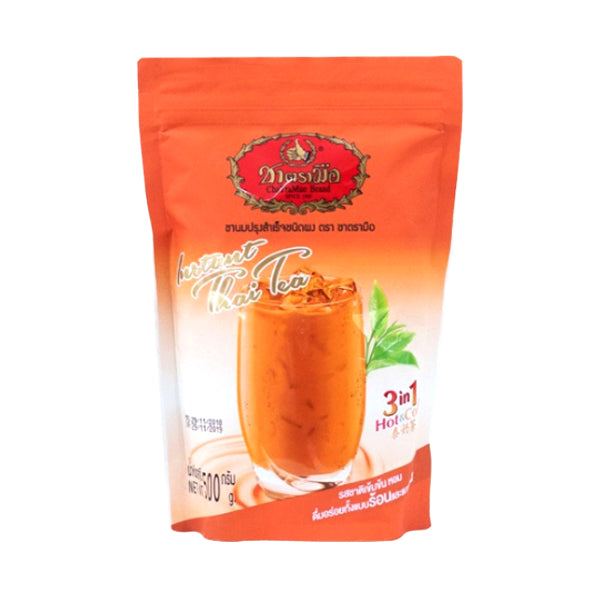 3 in 1 Thai Milk Tea Powder 500g Pack - Easy Instant Beverage with Classic Flavor.