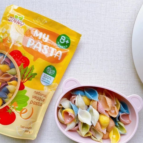 Mì pasta hình vỏ sò trộn rau củ 6 màu 200g