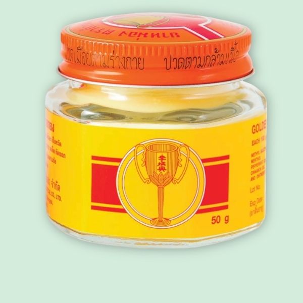 Dầu cù là nhãn hiệu Cốc Vàng dạng hũ 50g