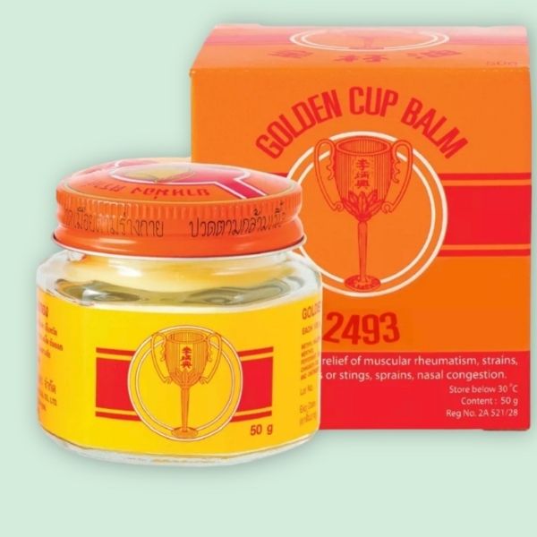 Dầu cù là nhãn hiệu Cốc Vàng dạng hũ 50g