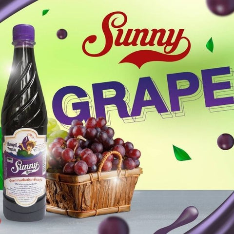 Concentrated syrup, grape flavor 710ml