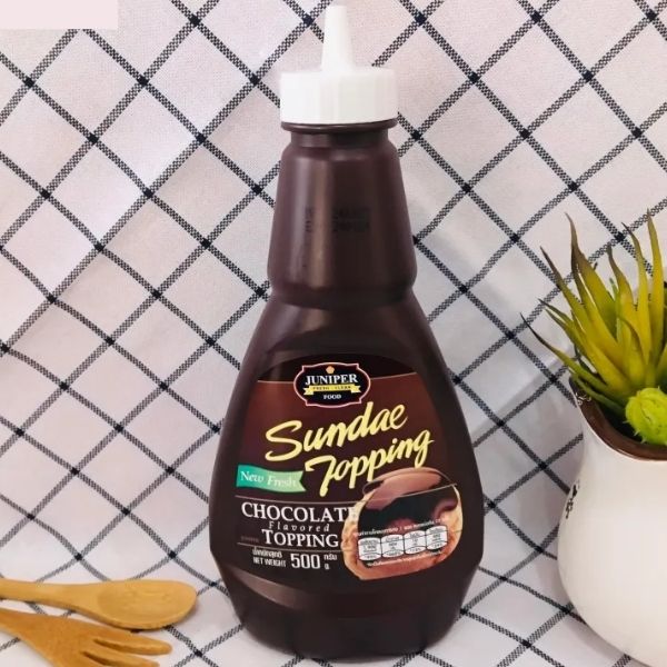 Beverage topping, ice cream topping, chocolate flavor 500g