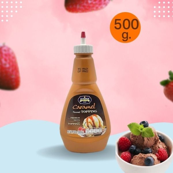 Topping đồ uống, topping kem, vị caramel 500g