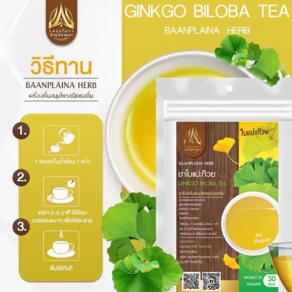 Trà lá bạch quả 30g