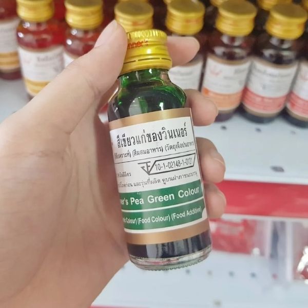 สีผสมอาหาร สีเขียวแก่ 28ml