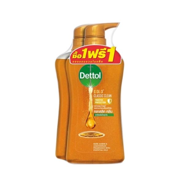 Sữa tắm kháng khuẩn công thức Gold Classic 500ml (gói 2 chai)