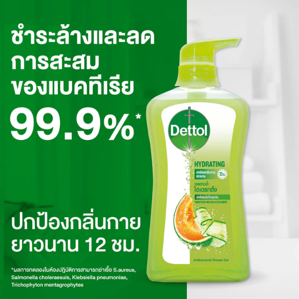 เจลอาบน้ำ แอนตี้แบคทีเรีย สูตรไฮเดรทติ้ง 500ml (แพค2ขวด)