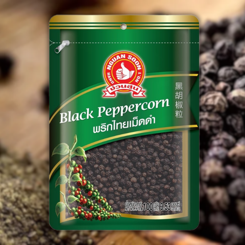 Whole black peppercorns 100g