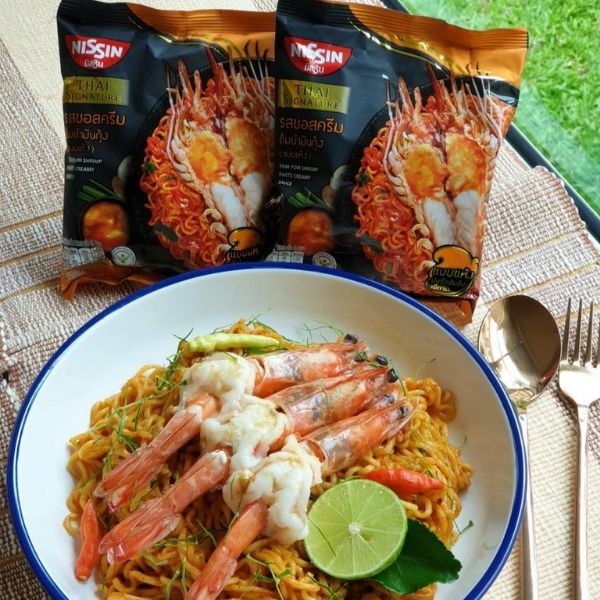 Mì ăn liền khô vị sốt kem tom yum dầu tôm 71g (5 gói)