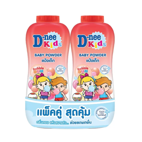 แป้งเด็ก กลิ่นบั๊บเบิ้ลกัม 300g ( แพ็ค2 )