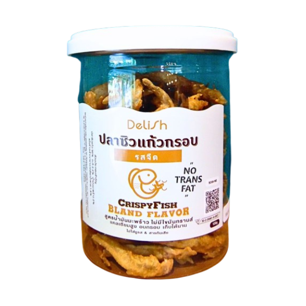 Knusprige Glasgrundeln mit Kokosöl, milder Geschmack 100g