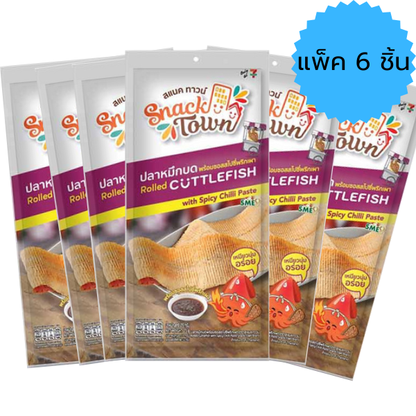 Gehackter Tintenfisch mit würziger Chilisoße 25g (6er-Pack)
