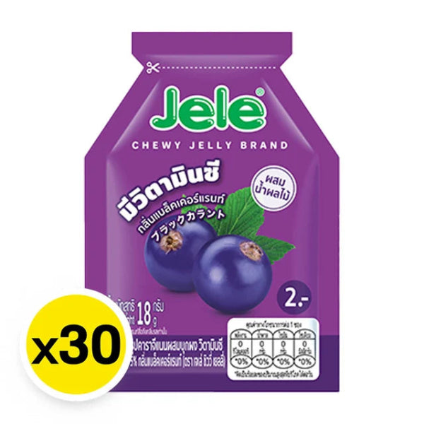 เยลลี่ กลิ่นแบล็คเคอร์แรนท์ 18g ( Pack 30 )