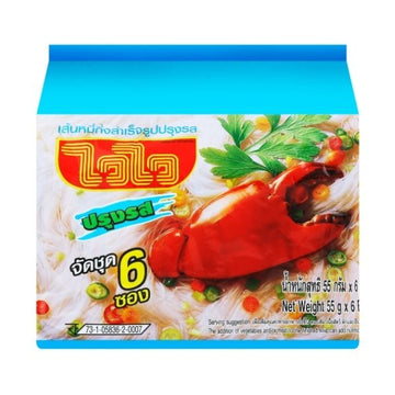 เส้นหมี่รสปรุงรส 55g ( แพค 6 ซอง )