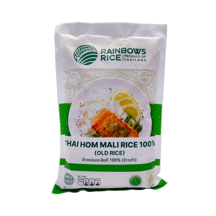ข้าวหอมมะลิแท้ 100% (ข้าวเก่า) 1000g