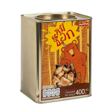 ขนมปังปี๊บหมีช็อค 400g ในกล่องเพนนีโอ รูปหมี พร้อมรสช็อกโกแลตเข้มข้น