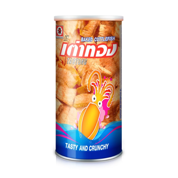 Gewürzte knusprig gebackene Tintenfischringe (in Dosen) 48g