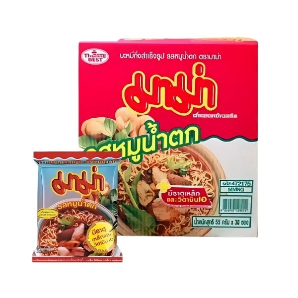 Mì ăn liền vị thịt heo Nam Tok (55g x hộp 30 gói)