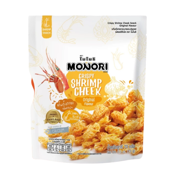 แก้มกุ้ง รสออริจินอล 70g