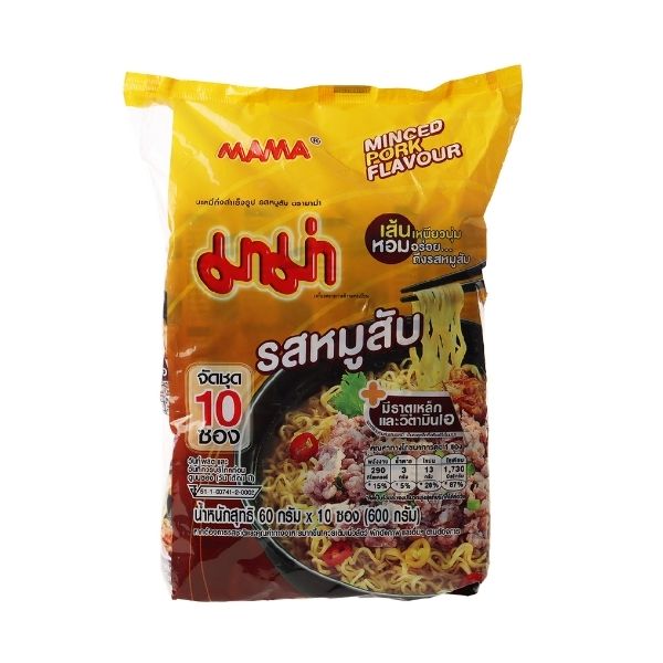 猪肉末风味方便面 (60g x 10袋/包)
