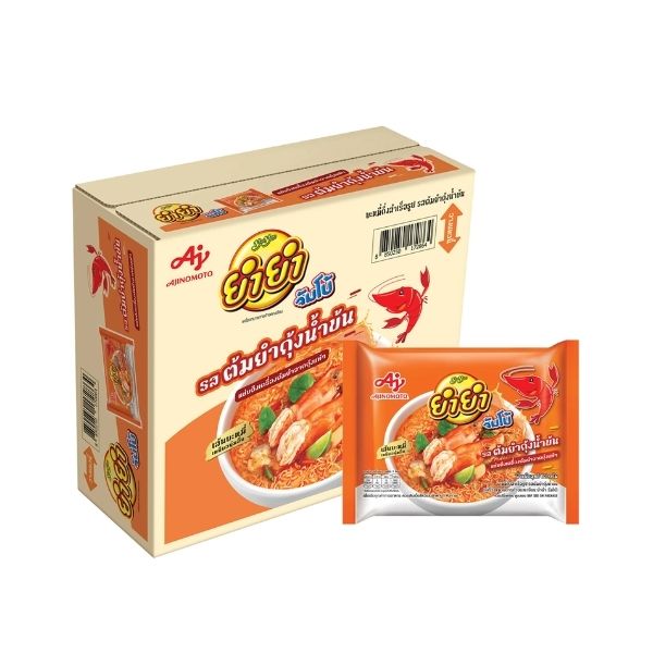 บะหมี่กึ่งสำเร็จรูป รสต้มยำกุ้งน้ำข้น 63g ( แพค 30 ซอง )