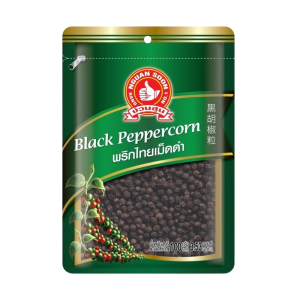 Whole black peppercorns 100g