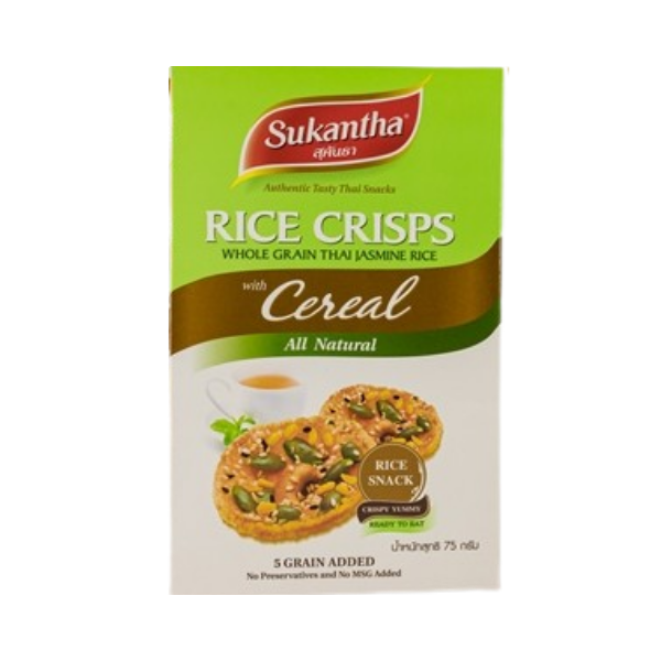 ข้าวตังธัญพืช สุคันธา กล่อง 75g ผสมข้าวและธัญพืชกรอบอร่อย