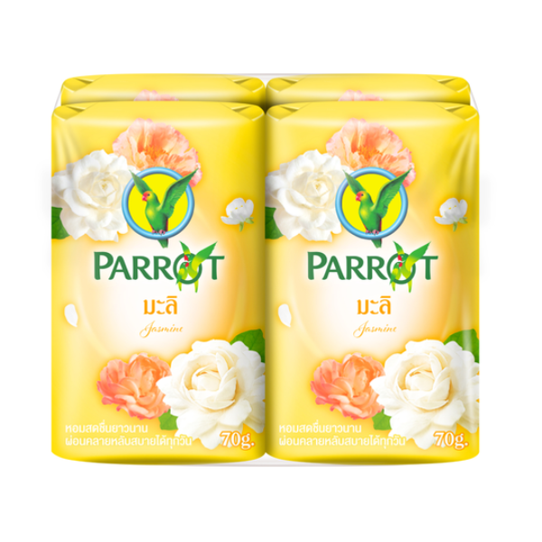 茉莉花香Parrot香皂 70g 4块装