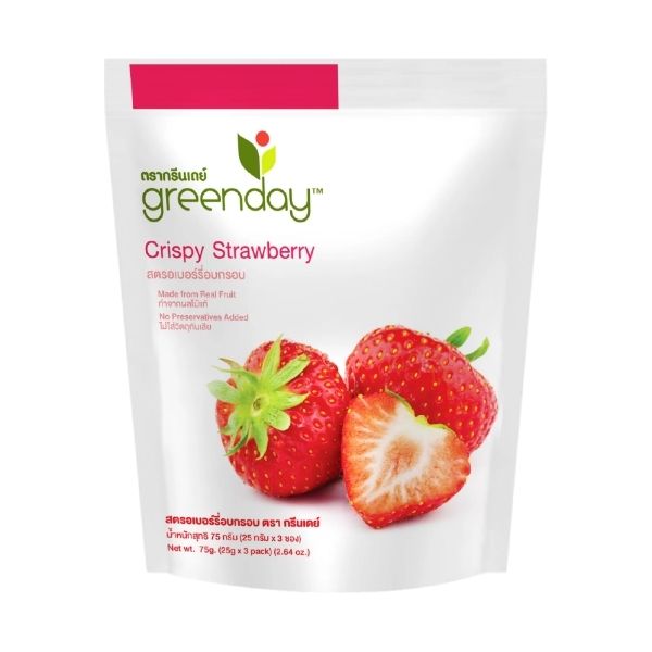 Crispy freeze-dried strawberries 75g