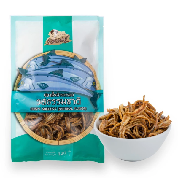Cá cơm khô vị tự nhiên 120g