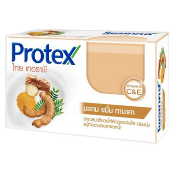 สบู่ก้อนสูตรมะขาม ขมิ้น ทานาคา 120g