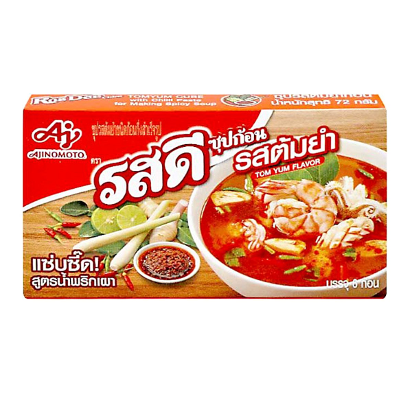 冬阴功味半即食块状汤，泰式辣椒酱配方 72g
