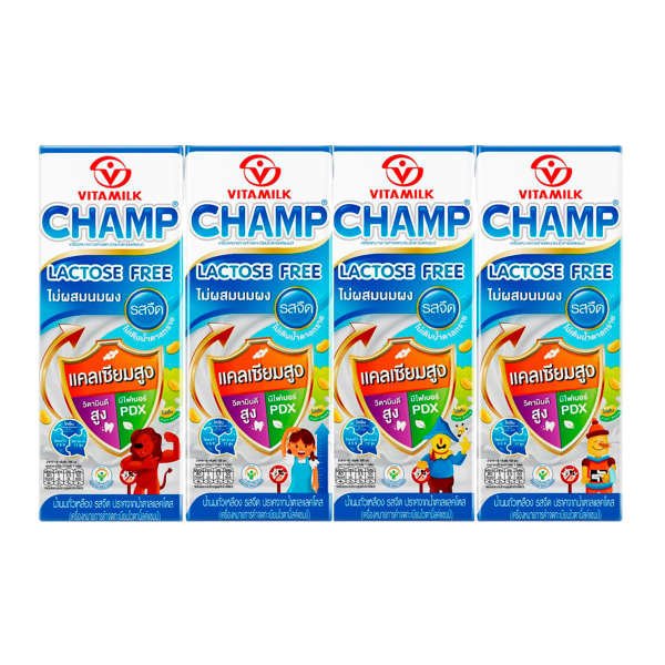 นมถั่วเหลือง ยูเอชที สูตรปราศจากแลคโตส รสจืด 180ml ( Pack 4 )