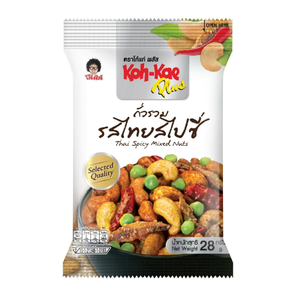 Hạt tổng hợp Plus vị cay kiểu Thái 28g