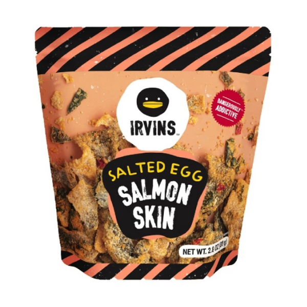Da cá hồi chiên giòn phủ trứng muối 80g