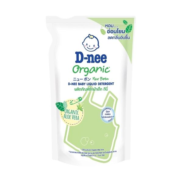 Waschmittel für Babys, Duft Organic Aloe Vera, Nachfüllbeutel 530ml