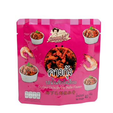คางกุ้งกรอบรสน้ำพริกกุ้งเสียบ 40g