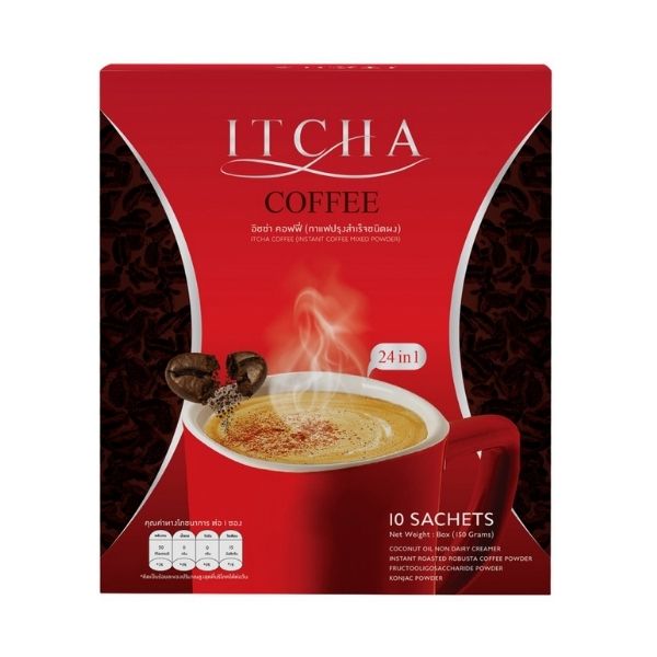 กาแฟปรุงสำเร็จชนิดผง อิชช่า 150g รสชาติหอมกรุ่นเข้มข้น 