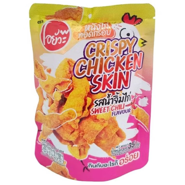 Crispy fried chicken skin, sweet chili sauce flavor 35g