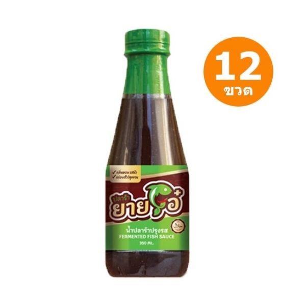 น้ำปลาร้าปรุงรส 350ml ( 12 ขวด )