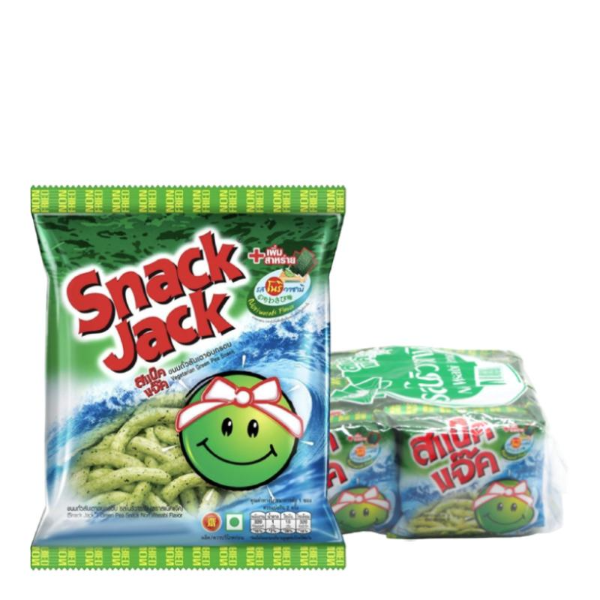 ขนมถั่วลันเตาอบกรอบ รสโนริวาซาบิ 15g ( แพ็ค 12 )