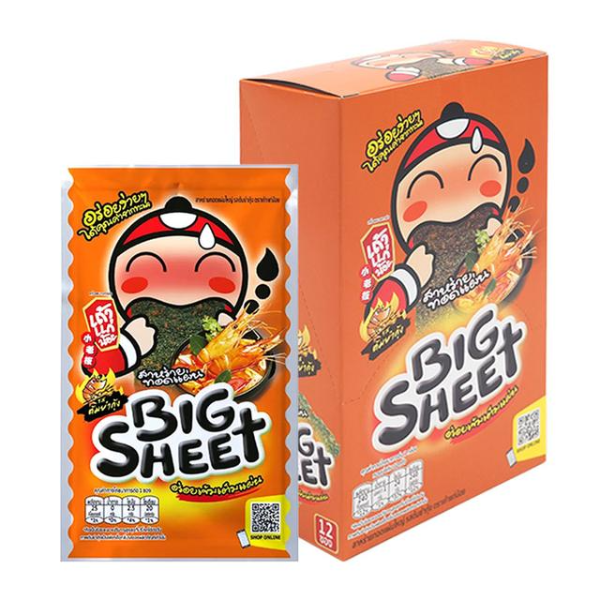 สาหร่าย ต้มยำ 3.2g ( Pack 12)