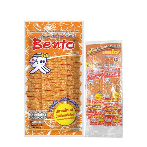 Roasted squid with Thai-style chili paste 4g ( Pack 12 )